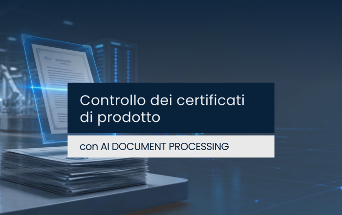 Controllo certificati di prodotto - JM Consulting
